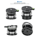 Leofoto LB-75 Leveling Head w/ Butterfly Handle, Black, LB-75