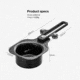 Leofoto LCH-3-2 Cup Holder, Black, LCH-3-2