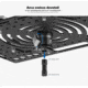 Leofoto LCH-3Kit Ultimate Laptop Tray Kit, 1/4'' and 3/8'', Black, LCH-3-Kit
