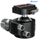 Leofoto LH-55LR Ball Head w/ Lever Release Clamp, Arca, Black, LH-55LR
