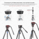 Leofoto LM-324CL&amp;LH-55LR X Version Tripod w/ 75mm Bowl&amp;Platform w/ LH Ballhead Set, Black, LM-324CLX+LH-55LR