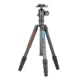 Open Box, Dealer Demo, Leofoto LX-224CT/XB-32Q Reversible Travel Tripod w/ Ball Head Set, Black, LX-224CT+XB-32Q