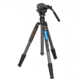 Leofoto LX-254CT/BV-5B Reversible Travel Tripod w/ Bino Fluid Head Kit, Black, LX-254CT+BV-5B