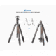 Leofoto LX-324CT/XB-38 Reversible Travel Tripod w/ Ball Head, Black, LX-324CT+XB-38
