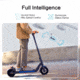 LEQI Smart Electric Scooter, White, Medium, A8-WHITE