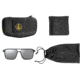 Leupold Bridger Sunglasses, Matte Black Frame, Shadow Gray Flash Lens, 182672