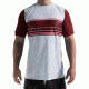 Level 6 Coastal Short Sleeve Sun Shirt - Men's-White/Mahogany-Large