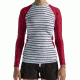 Level 6 Venus Long Sleeve Rash Top - Women's-True Red Wedge-Small