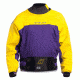 Level Six Mens Duke 2.5 Layer Long Sleeve Dry Top, Violet Indigo/Bright Yellow, Small, GMT-DUKE-VI-S