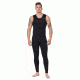 Level Six Mens Farmer John Front Zip Wetsuit, Black, Extra Small, GMT-JOHN-BK-XS