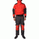 Level Six Mens Fjord 2.5 Layer Drysuit, Blaze Red/Charcoal, Large, GMT-FJOR-BZ-L