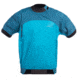Level Six Mens Huron 2.5 Layer Short Sleeve Semi Dry Top, Grotto Blue, Extra Small, GMT-HURO-GR-XS
