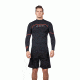 Level Six Mens Jericho Long Sleeve Neoprene Rashguard, Black, Small, GMT-LSJE-BK-S