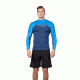 Level Six Mens Jericho Long Sleeve Neoprene Rashguard, Lake Blue, Small, GMT-LSJE-LA-S