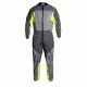 Level Six Mens Trident 3 Layer Drysuit, Citron/Charcoal/Riverstone Grey, Extra Small, GMT-TRID-CI-XS