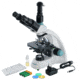Levenhuk 40-1000x 400T Trinocular Microscope, White, Middle, 75421