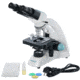Levenhuk 40-1000x 500B Binocular Microscope, White, Middle, 75425