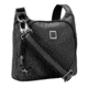 Lewis N Clark Anti-Theft Crossbody Bag, Onyx, 5003NYX