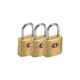 Lewis N Clark Travel Sentry Mini Padlock 3pk TSA12/3
