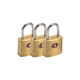 Lewis N Clark Travel Sentry Mini Padlock 3pk TSA12/3