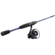 Lews American Hero 200 Spinning Combo, 6 ft, Medium, Fast, 6.2:1, Ambidextrous, 2 Pieces, AH2060M-2