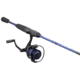 Lews American Hero 200 Spinning Combo, 6 ft, Medium, Fast, 6.2:1, Ambidextrous, 2 Pieces, AH2060M-2