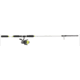 Lew's MACH 1 Spinning Rod, 7ft 2in, 2-PC IM7 Graphite Rod w/ Medium-Heavy  and Fast, Winn Dri-Tac Split-Grip, Graphite Skeletal Reel Seat, White/Black/Green, M172MHS-2