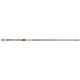 Lew’s LFS Spinning Rod, 7ft 2in, 1-PC Rod w/ Medium  and Moderate, LFS-X3 Blank, Cork Split-Grip, Fuji Concept O Guides, Comfort Plus Reel Seat, Blue/Black, LFS72MMS