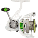 Lew’s MACH 1 Spinning Reel, SZ 300 Reel, 9+1 Bearings, 6.2-1 Ratio, Graphite Frame, Speed Gears, Speed Lube, Multi-Disc Drag, Metallic White/Gray/Green, Clam Pack, MH300G3