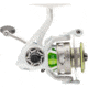Lew’s MACH 1 Spinning Reel, SZ 300 Reel, 9+1 Bearings, 6.2-1 Ratio, Graphite Frame, Speed Gears, Speed Lube, Multi-Disc Drag, Metallic White/Gray/Green, Clam Pack, MH300G3