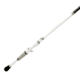 Lew’s MACH 1 Casting Rod, 6ft 8in, 1-PC IM7 Graphite Rod w/ Medium  and Moderate-Fast, Winn Dri-Tac Split-Grip, Graphite Skeletal Reel Seat, White/Black/Green, M1TWJBR
