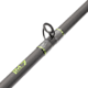 Lew’s MACH 1 Casting Rod, 7ft 2in, 2-PC IM7 Graphite Rod w/ Medium-Heavy  and Fast, Winn Dri-Tac Split-Grip, Graphite Skeletal Reel Seat, White/Black/Green, M1JR-2