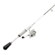 Lew’s MACH 1 Spinning Reel and Rod Combo, 6ft, 1-PC IM7 Graphite Rod, Ultra-Light, Fast, SZ 100 Reel, 9+1 Bearings, 5.2-1 Ratio, White/Black/Gray/Green, MH1060ULSG3