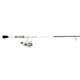 Lew’s MACH 1 Spinning Reel and Rod Combo, 7ft, 1-PC IM7 Graphite Rod, Light, Fast, SZ 100 Reel, 9+1 Bearings, 5.2-1 Ratio, White/Black/Gray/Green, MH1070LFSG3