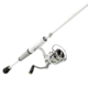 Lew’s MACH 1 Spinning Reel and Rod Combo, 7ft, 2-PC IM7 Graphite Rod, Medium, Fast, SZ 300 Reel, 9+1 Bearings, 6.2-1 Ratio, White/Black/Gray/Green, MH3070MFSG3-2