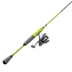 Lew’s MACH 2 Mobile Spinning Reel and Rod Combo, 6ft 6in, 2-PC IM8 Graphite Rod, Medium  w/ Fast, SZ 200 Reel, 6.2-1 Ratio, Mobile Carry Case, Green/Black/Gray, M2MSC2066M-2