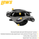Team Lew’s Ti Baitcast Reel, LH Retrieve, 7.5-1 Ratio, 10+1 Bearings, PT1SHLG2