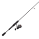 Lew’s Speed Spin CRX Spinning Reel and Rod Combo, 5ft 6in 1-PC Rod, Ultra-Light, Fast, SZ 75 Reel, 9+1 Bearings, 5.2-1 Ratio, Speed Gears, Gray/Black/Red, SSC7556ULS
