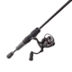 Lew’s Speed Spin CRX Spinning Reel and Rod Combo, 6ft 6in 1-PC Rod, Medium, Fast, SZ 200 Reel, 9+1 Bearings, 6.2-1 Ratio, Speed Gears, Gray/Black/Red, SSC2066MS