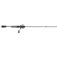 Lew’s Speed Spin CRX Spinning Reel and Rod Combo, 7ft, 1-PC HM40 Graphite Rod, Medium-Light, Fast, SZ 200 Reel, 9+1 Bearings, 6.2-1 Ratio, Speed Gears, Gray/Black/Red, SSC2070MLS