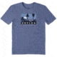 Life Is Good Cool Tee Night Light Hammock T-Shirt - Mens, Vintage Blue, Medium, 55250-M