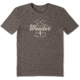 Life Is Good Cool Tee Wander Hike T-Shirt - Mens, Rich Brown, Medium, 55780-M