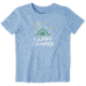 Life Is Good Happy Camper Crusher Tee, Powder blue, 3T, 53410-3T
