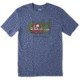 Life Is Good Keep it Simple Camper Cool Tee Mens, Darkest Blue, Large, 53642-L