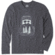 Life Is Good Mountain Beard Long Sleeve Crusher Tee, Heather Night Black, Medium, 53923-M