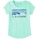Life Is Good Smiling Smooth Tee Sunset Hills T-Shirt - Unisex, Bermuda Blue, Extra Large, 55188-XL