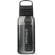 LifeStraw Go Series 1 L Water Bottle w/Filter, Nordic Noir, 1 Liter, LGV41LGYWW