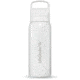 LifeStraw Go Series Stainless Steel 24 Oz Water Bottle w/Filter, White, 24oz, LGV42SWHWW