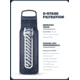 LifeStraw Go Stainless Steel 24 Oz Water Bottle w/Filter, Black, 24oz, LGV42SBKWW
