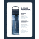 LifeStraw Go Water 22 Oz Bottle w/Filter, Cherry Blossom Pink, 22oz, LGV422PKWW
